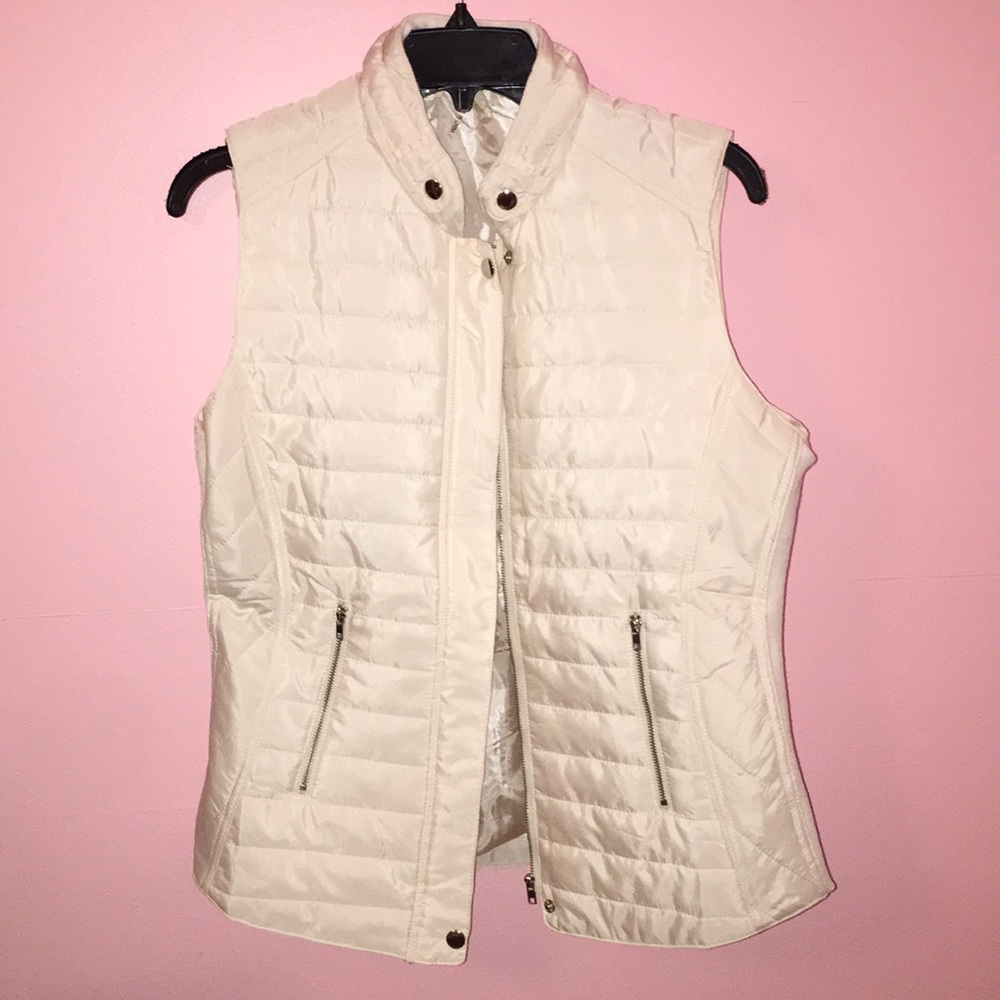 Cream vest